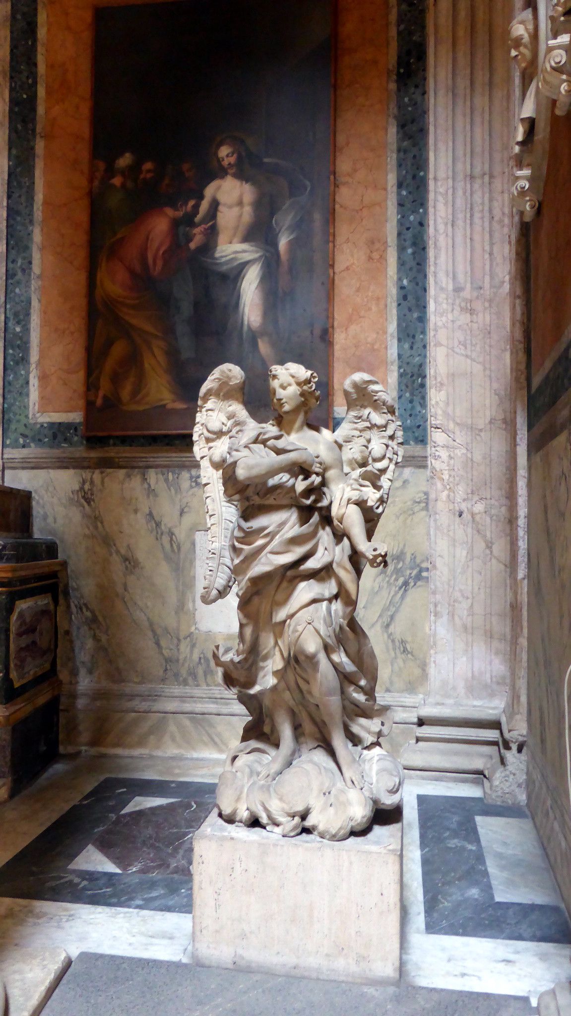 Beautiful art and sculpture are housed within the Pantheon