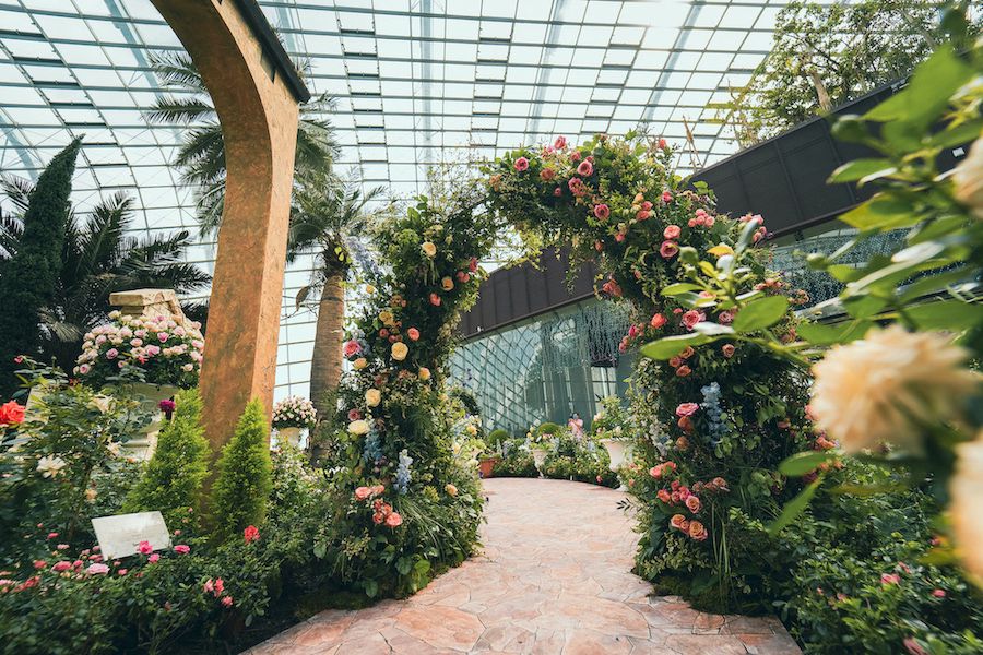 Rose Romance at gardens by the bay